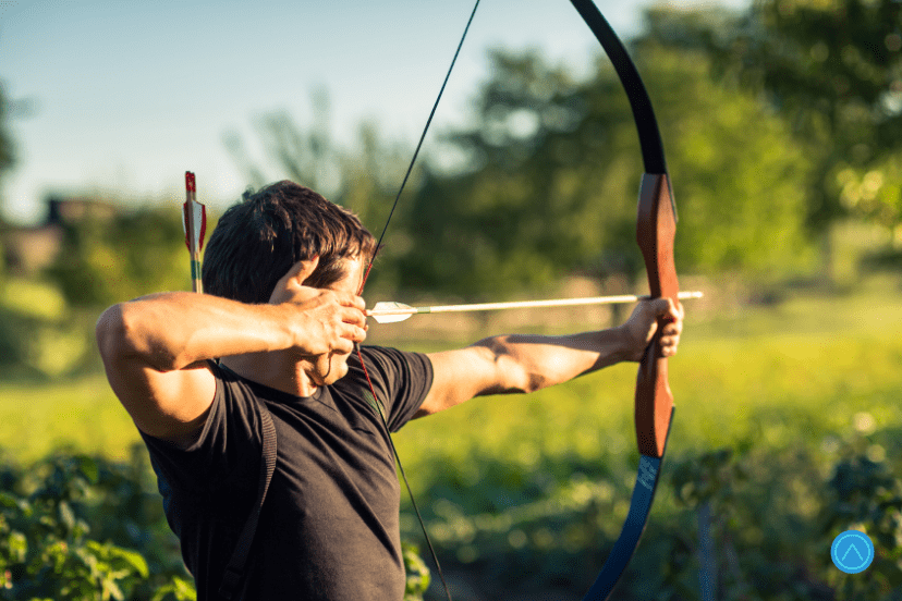 how to shoot an arrow with a recurve bow